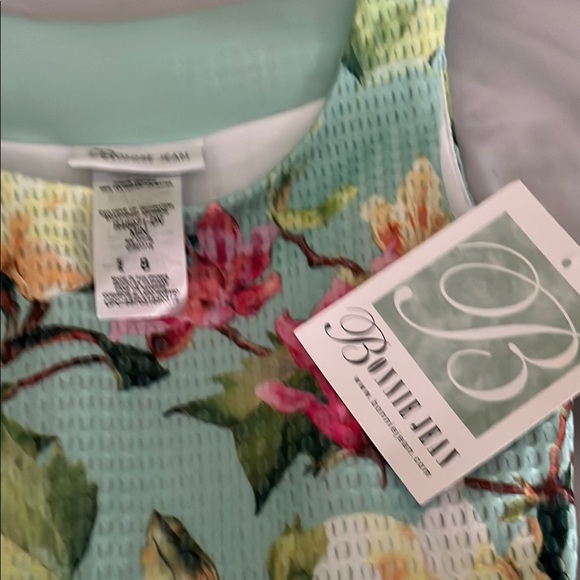 Bonnie Jean Green Sleeveless Sundress with Scoop Neck - Picture 2 of 5